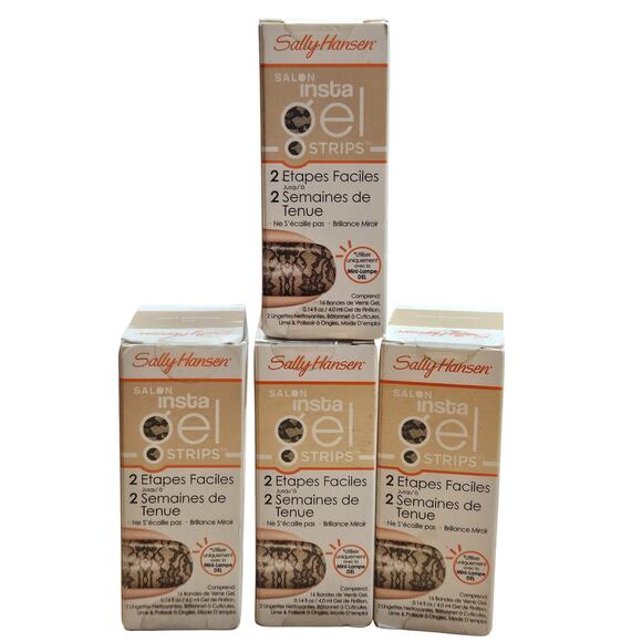 12 Boxes Sally Hansen French Mani Salon Insta-Gel Strips Kit Chip Resistant - Picture 5 of 7